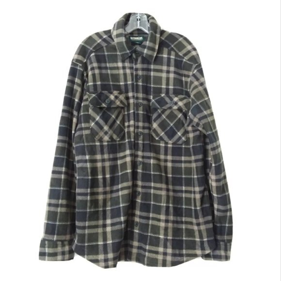 Outdoor Life | Green Plaid Long Sleeve Shirt - Picture 1 of 9